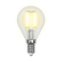 Филаментная лампа E14 5W 3000К (теплый) Multibright Uniel LED-G45-5W-WW-E14-CL-MB GLM10TR (UL-00002369)