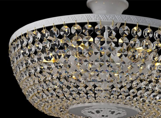 Люстра потолочная с Led лампочками в комплекте Arti Lampadari Nobile E 1.3.40.2.100 WG+Lamps 