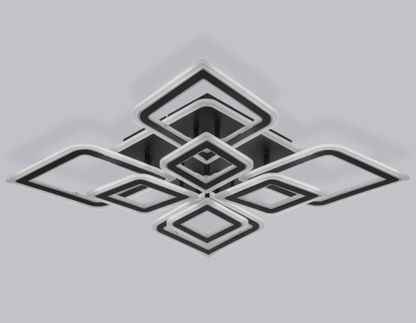 Потолочный светодиодный светильник с пультом Ambrella light ACRYLICA FA8912 