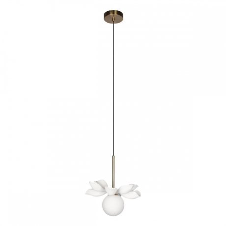 Светильник подвесной с Led лампочками в комплекте LOFT IT 10213/B White+Lamps 
