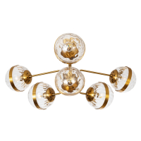 Люстра на штанге Arte lamp DELACRUA с Алисой A7770PL-6PB-A