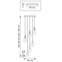 Подвесная люстра Lightstar Colore 805169