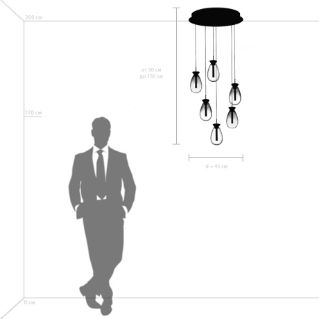 Подвесная люстра Lightstar Colore 805169 