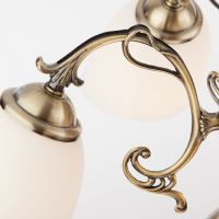 Потолочная люстра Eurosvet Ariele 22010/6+2 античная бронза