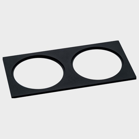 Рамка на 2 светильника Italline IT06-6016 IT06-6016 black FR2 