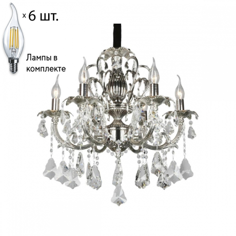 Люстра подвесная с лампочками Omnilux OML-77713-06+Lamps 