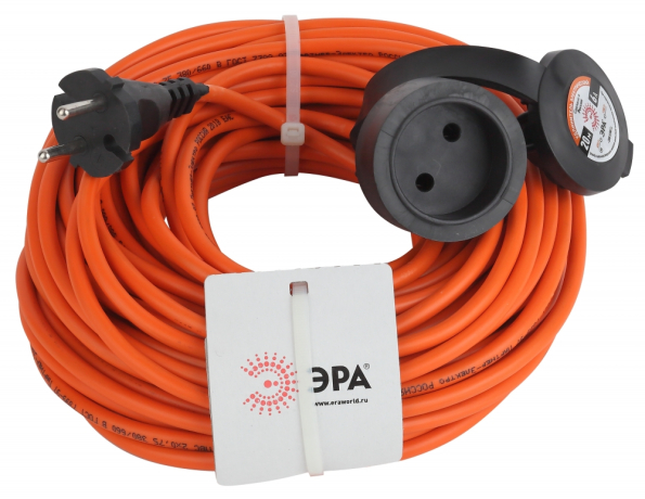 Удлинитель силовой ЭРА UPx-1-2x0.75-20m-IP44 Б0043037