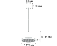 Подвесной светильник Italline IT08-8022 IT08-8022 white 3000K