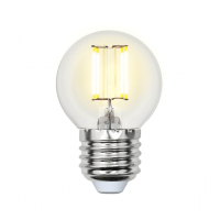 Филаментная лампа E27 5W 3000К (теплый) Multibright Uniel LED-G45-5W-WW-E27-CL-MB GLM10TR (UL-00002370)