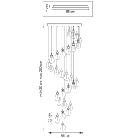 Подвесная люстра Lightstar Colore 805289