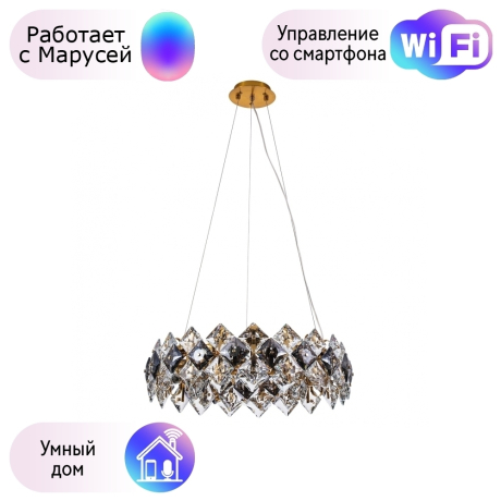 Подвесная люстра Divinare Rosalinda с поддержкой Маруся 7204/17 LM-8-М 