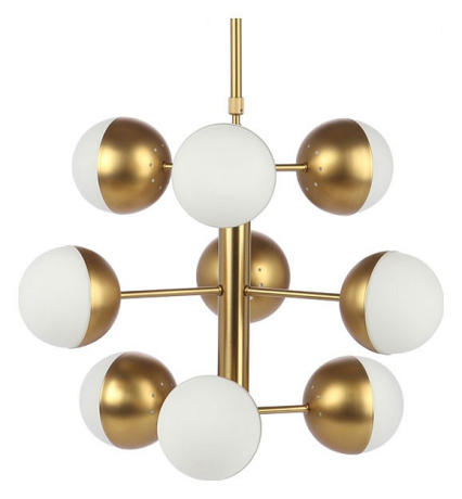 Люстра на штанге Imperiumloft Globe Cedar Moss 40,1668 