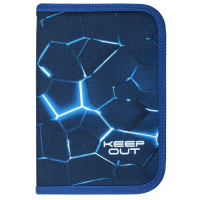 Нарушена упаковка! <723059> Пенал BRAUBERG, 1 отделение, 2 откидные планки, полиэстер, 21х14 см, Digital lava, 272320