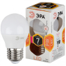 Лампа светодиодная ЭРА E27 7W 2700K матовая LED P45-7W-827-E27 Б0020550 