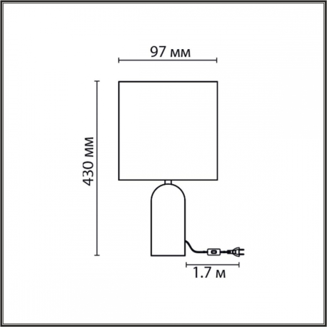 Настольная лампа Lumion Moderni Akivi 8146/1T 