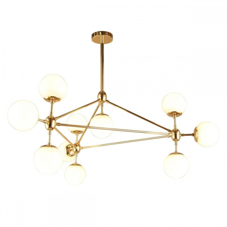 Люстра с поддержкой Алисы На штанге APLOYT APL.606.07.10-A 