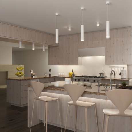 DLR023 12W 4200K белый матовый Подвесной светодиодный светильник Elektrostandard (a037525) 