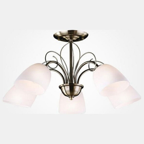 Люстра на штанге Eurosvet Stefanie 30107/5 античная бронза 