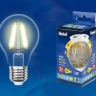 Филаментная светодиодная лампа E27 7W 3000К (теплый) Air Uniel LED-A60-7W-WW-E27-CL-MB GLM10TR (UL-00002366) 