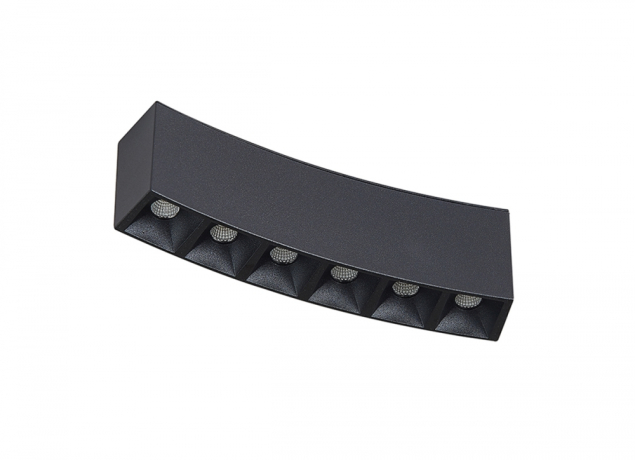 Трековый светильник 12W 3000К для магнитного шинопровода Eye Donolux DL18781/06MR Black 