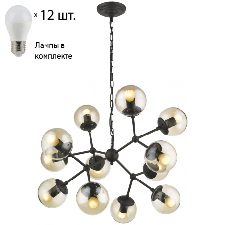 Подвесная люстра с лампочками Wertmark WE236.12.023+Lamps 