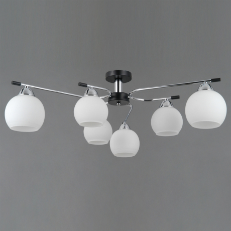 Потолочная люстра Illumico IL0638-6CSQ-24 CR BK LIBRA (1428914) 