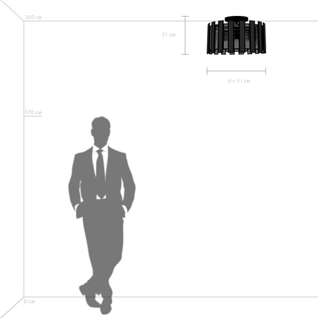 Потолочная люстра Lightstar с поддержкой Алисы, Agave 712054 