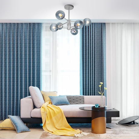 Люстра на штанге Eurosvet Ascot 30166/6 хром 