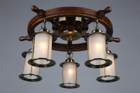 Люстра потолочная с лампочками Omnilux OML-50307-05+Lamps