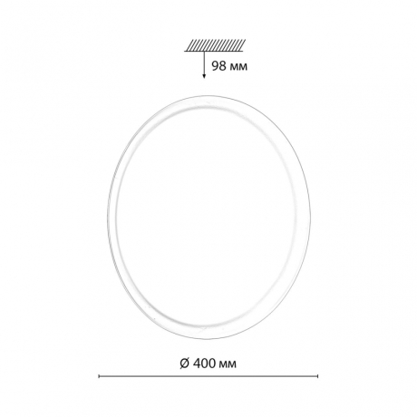 Накладной светильник Sonex JOLLY 7776/DLN 