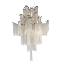 Каскадная люстра со светодиодными лампочками, комплект от Lustrof. №12420-616786