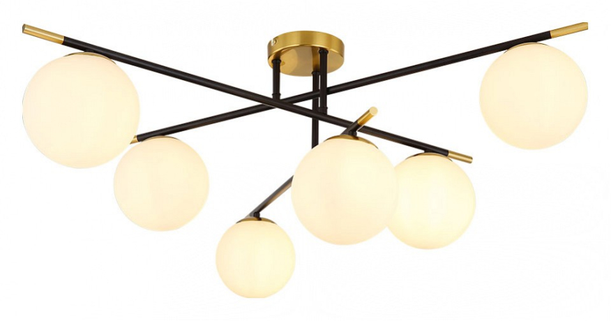 Потолочная люстра Arte Lamp Alcor A2224PL-6BK 