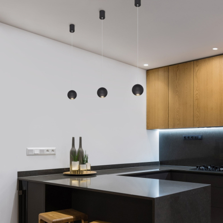 Подвесной светодиодный светильник Elektrostandard 50215/1 LED черный (a055672) 