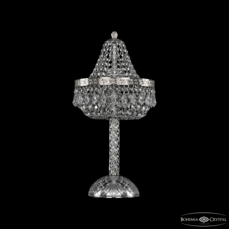 Настольная лампа декоративная Bohemia Ivele Crystal 1901 19011L4/H/25IV Ni 