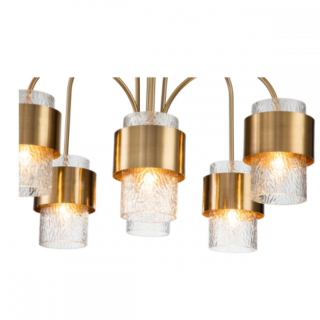 Подвесная люстра Indigo Eleganza 12019/A/6P Brass 