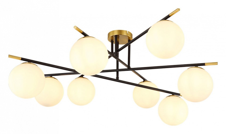 Потолочная люстра Arte Lamp Alcor A2224PL-8BK 
