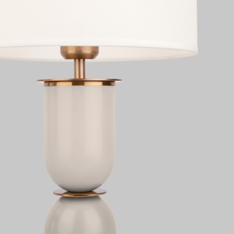 Настольная лампа декоративная Eurosvet Caprera 01153/1 латунь 