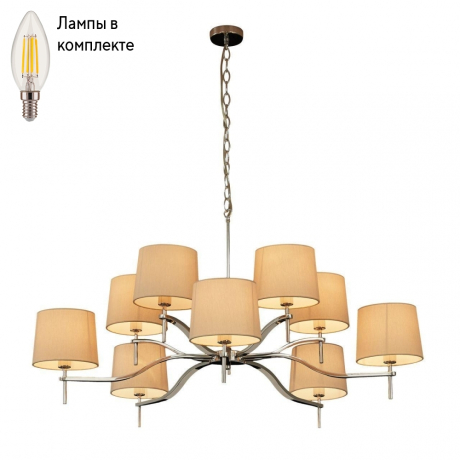 Люстра подвесная с лампочками DIVINARE 1341/02 LM-10+Lamps 