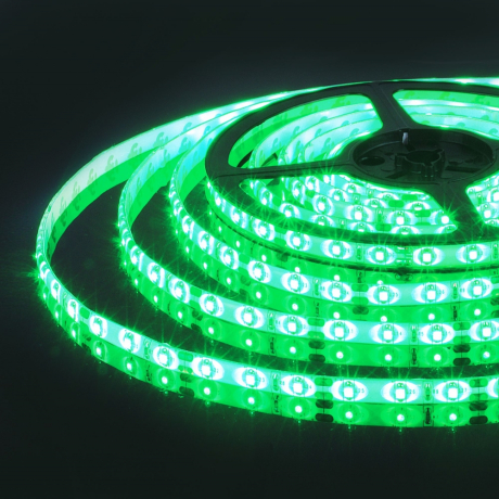 5м. Светодиодная лента зеленого цвета 2835, 4,8W, 12V, 60LED/m, IP65 Elektrostandard (a040997) 