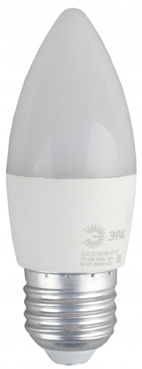 Лампа светодиодная ЭРА E27 8W 2700K матовая ECO LED B35-8W-827-E27 Б0030020