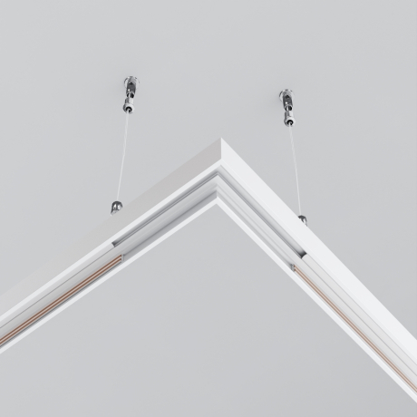 Соединитель угловой L-образный для треков накладных Maytoni Technical Accessories for tracks Exility TRAM034CL-41W