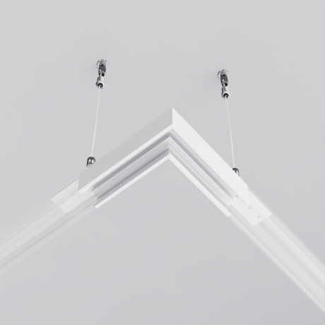 Соединитель угловой L-образный для треков накладных Maytoni Technical Accessories for tracks Exility TRAM034CL-41W