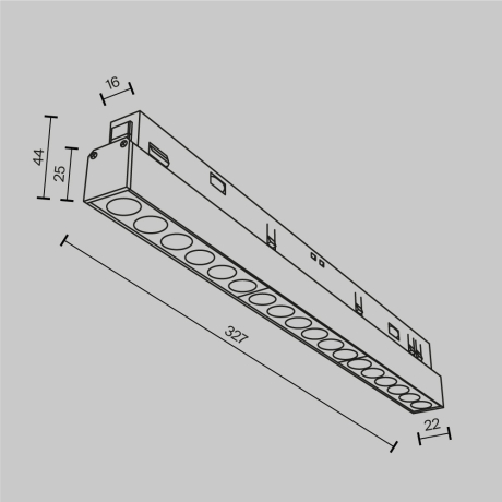 Встраиваемый светильник Maytoni Technical Points TR031-2-18W2.7K-B