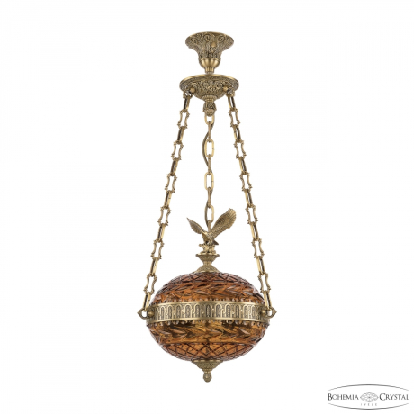 Подвесной светильник Bohemia Ivele Crystal 7100 71000P/30 FP Amber/M-1F FE1M 