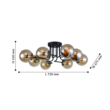 Потолочная люстра F-promo Modestus 2344-8U 