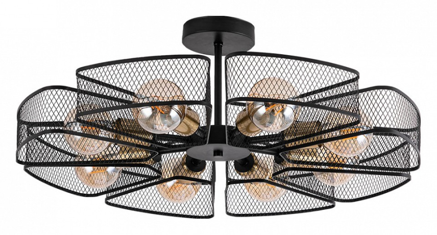 Люстра на штанге Arte Lamp Maasym A7044PL-8BK 