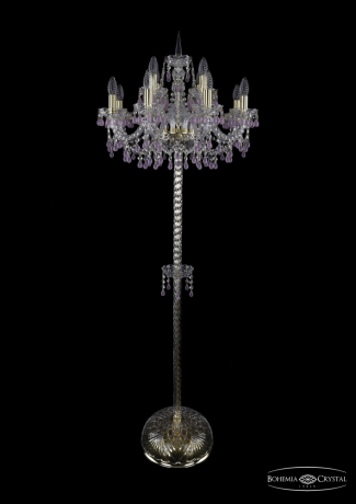 1410T2/8+4/195-165/G/V7010 Торшер Bohemia Ivele Crystal 