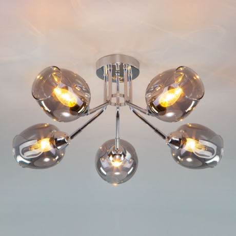 Потолочная люстра Eurosvet Marci 30164/5 хром 
