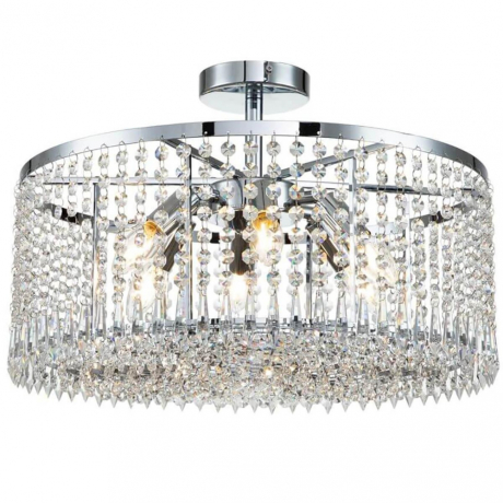 Люстра на штанге Indigo Sfarzo 12005/6С Chrome 