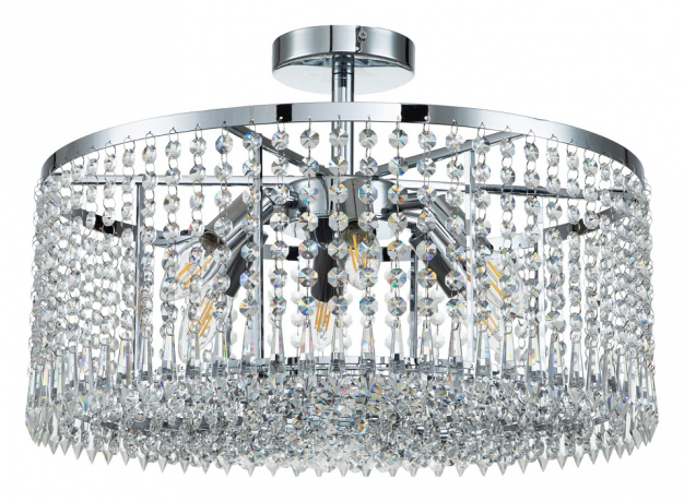 Люстра на штанге Indigo Sfarzo 12005/6С Chrome 